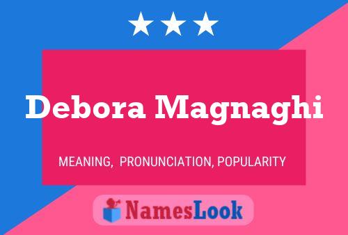 Debora Magnaghi Namensposter