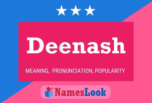 Deenash Namensposter