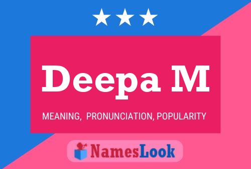 Deepa M Namensposter