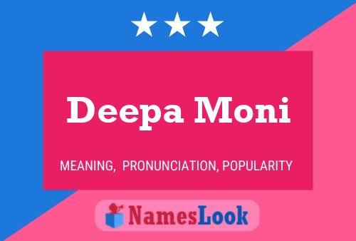 Deepa Moni Namensposter