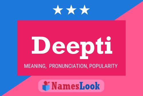 Deepti Namensposter