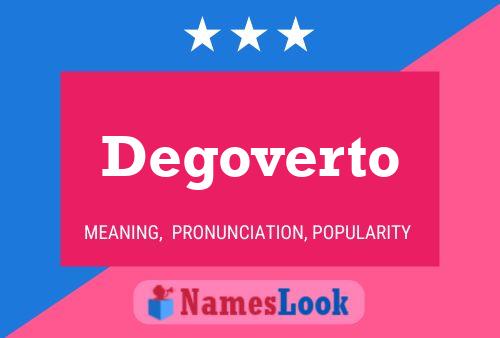 Degoverto Namensposter