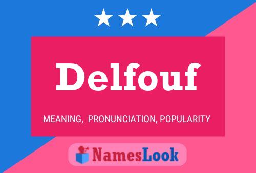 Delfouf Namensposter