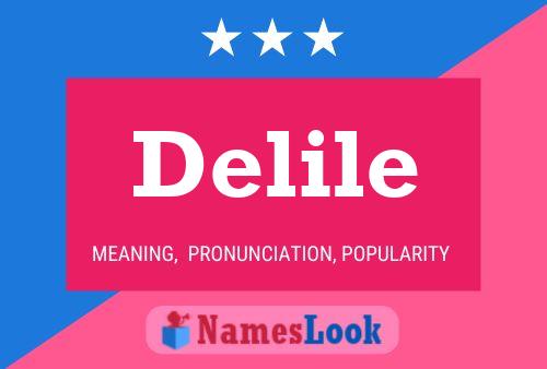 Delile Namensposter