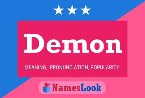 Demon Namensposter