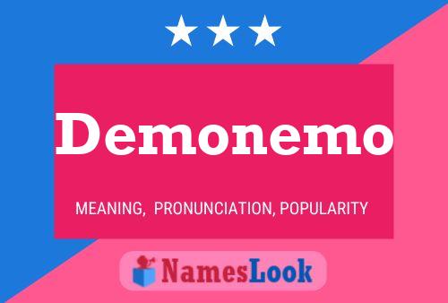 Demonemo Namensposter