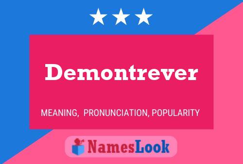 Demontrever Namensposter