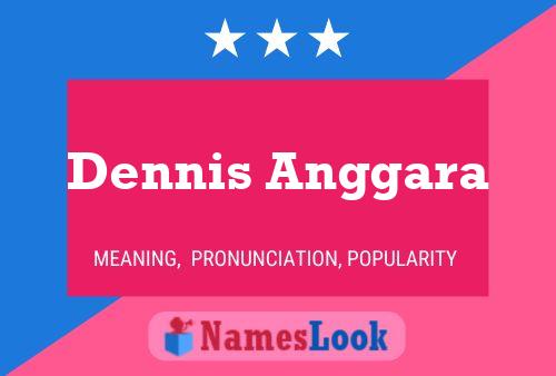 Dennis Anggara Namensposter