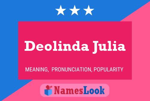 Deolinda Julia Namensposter