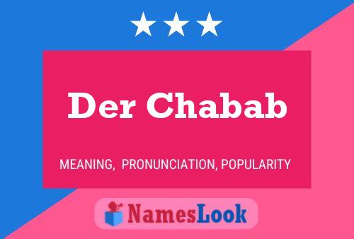 Der Chabab Namensposter