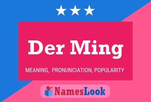 Der Ming Namensposter