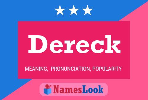 Dereck Namensposter