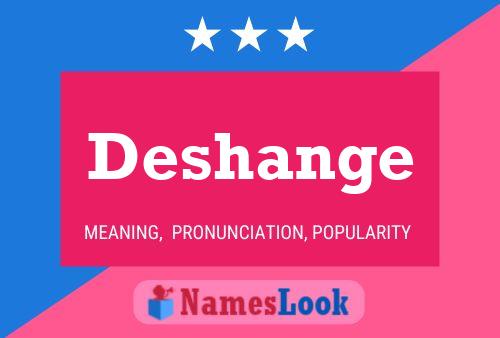 Deshange Namensposter