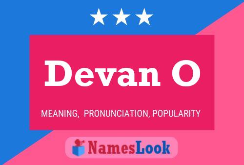 Devan O Namensposter