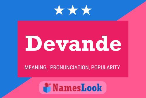 Devande Namensposter