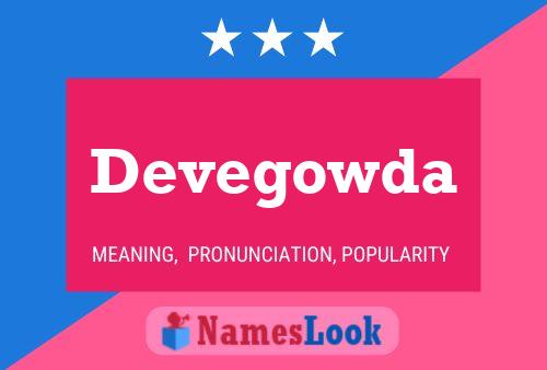 Devegowda Namensposter