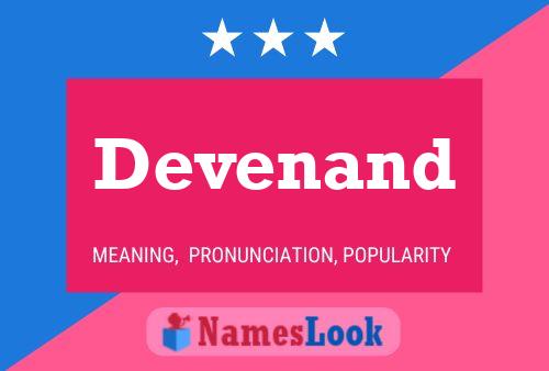 Devenand Namensposter