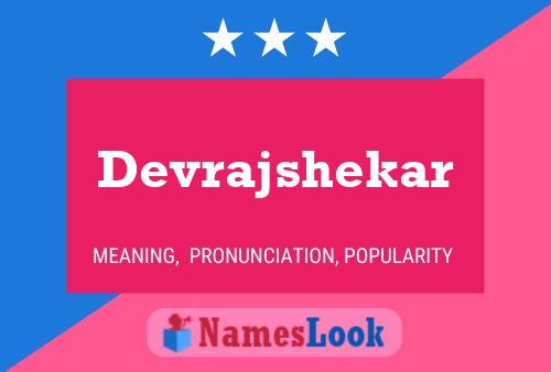 Devrajshekar Namensposter