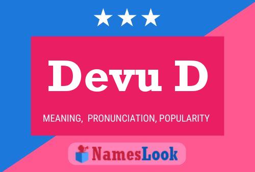 Devu D Namensposter