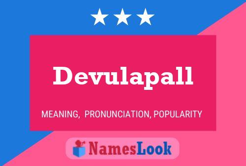 Devulapall Namensposter