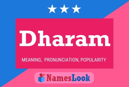 Dharam Namensposter