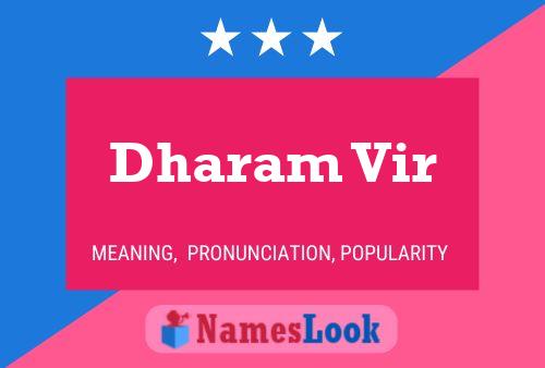 Dharam Vir Namensposter