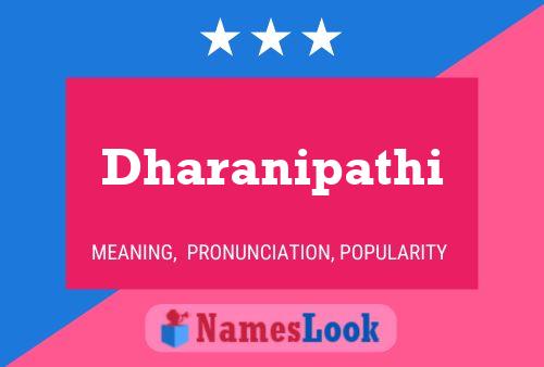 Dharanipathi Namensposter