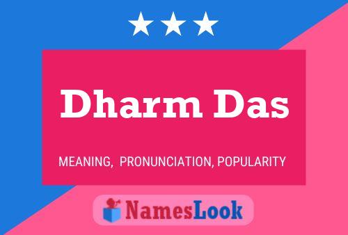 Dharm Das Namensposter