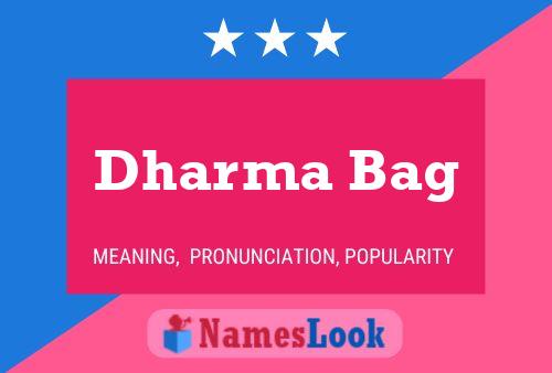 Dharma Bag Namensposter