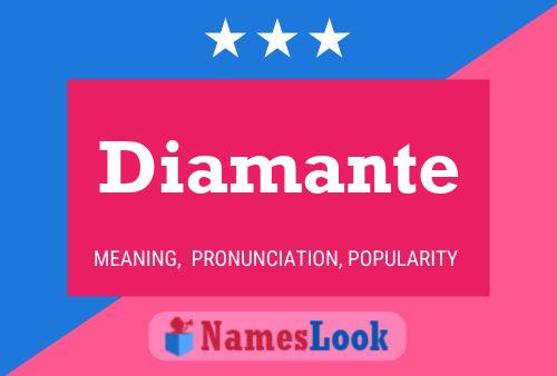 Diamante Namensposter