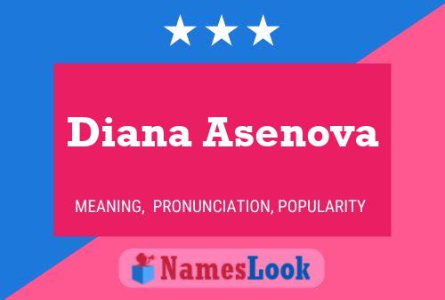 Diana Asenova Namensposter