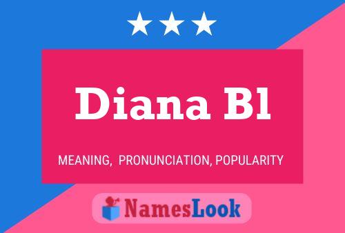 Diana Bl Namensposter