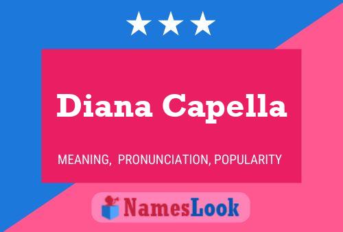 Diana Capella Namensposter