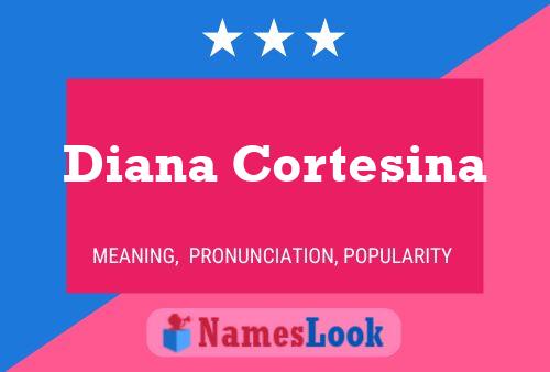 Diana Cortesina Namensposter