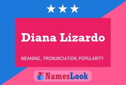 Diana Lizardo Namensposter