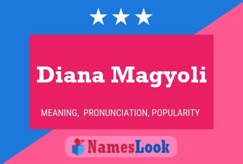 Diana Magyoli Namensposter