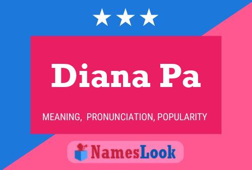 Diana Pa Namensposter