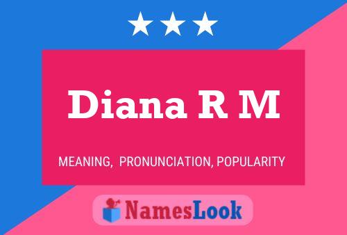 Diana R M Namensposter