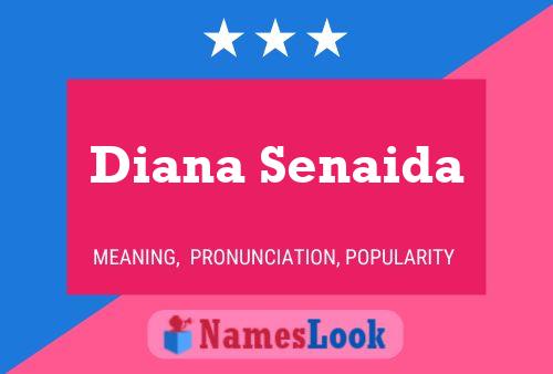 Diana Senaida Namensposter