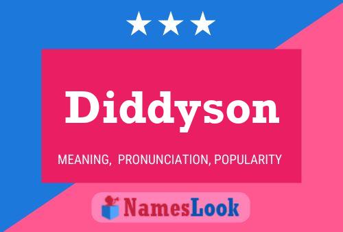 Diddyson Namensposter