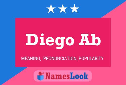 Diego Ab Namensposter