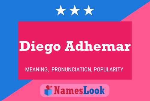 Diego Adhemar Namensposter