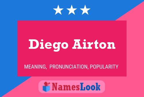 Diego Airton Namensposter