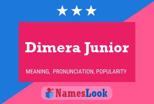 Dimera Junior Namensposter