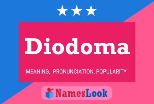 Diodoma Namensposter