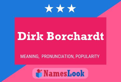 Dirk Borchardt Namensposter