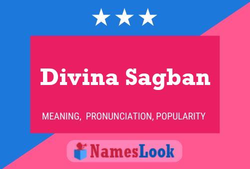 Divina Sagban Namensposter