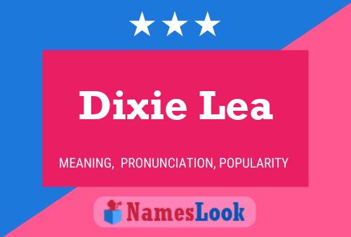 Dixie Lea Namensposter