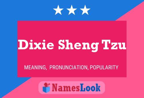 Dixie Sheng Tzu Namensposter