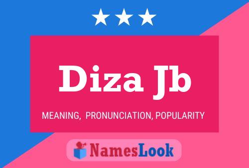 Diza Jb Namensposter